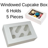 6 Hole 5X Cupcake Boxes Cupcakes Box